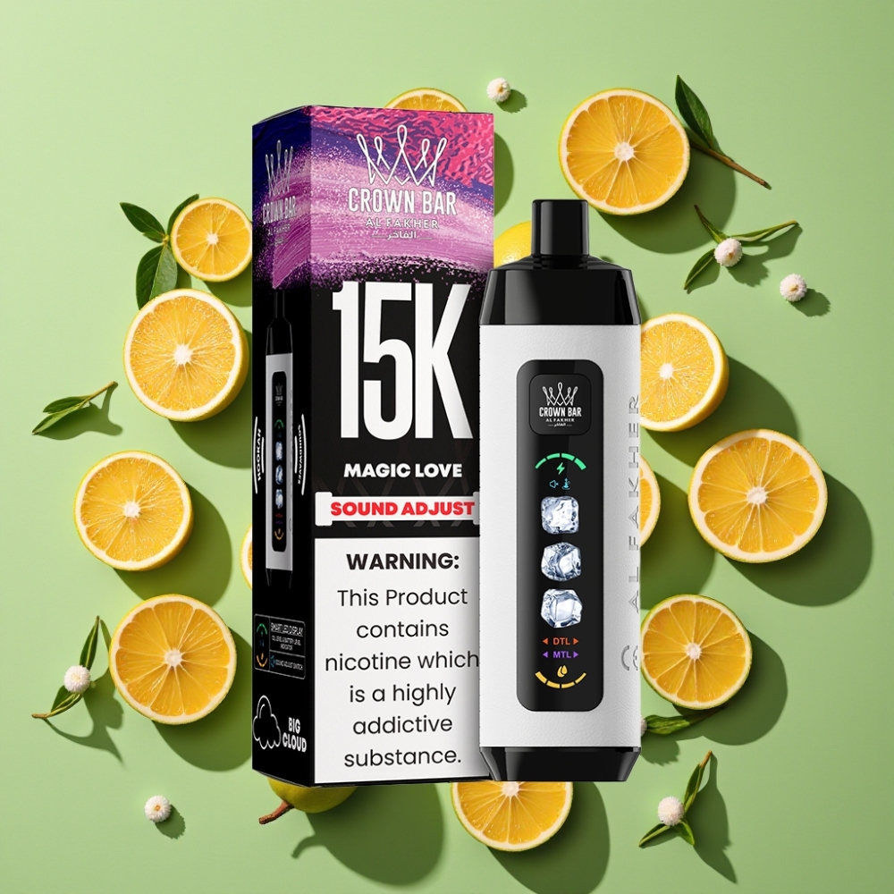Al Fakher 15k Ice Adjust Clouds Wegwerp Device 15000 Puffs 22ml Type-C Mesh Coil Magic Liefde