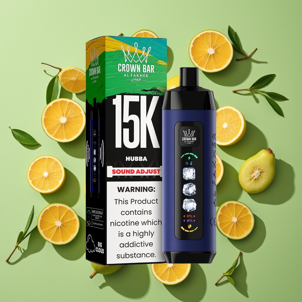 Al Fakher 15k Ice Ajusteerbare Wolken Wegwerp 15000 Puffs 22ml 5mg Mesh Coil