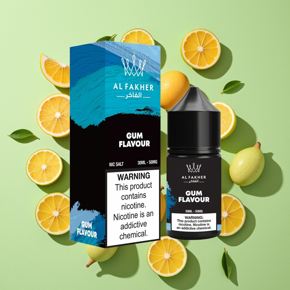 AL Fakher Nicotine Salt E-Liquid 30ml - Kauwgomsmaak 50MG voor Pod Vape Kits