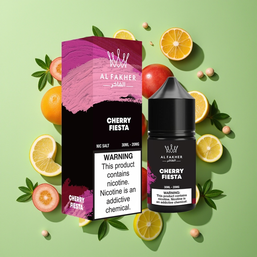 AL Fakher Nicotine Salt E-Liquid 30ml Kersenfeest Pod Vape 20MG