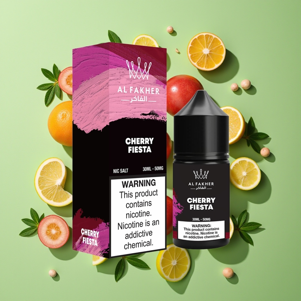 AL Fakher Nicotine Salt E-Liquid 30ml - Kersenfeest voor Pod & Pen Vapes