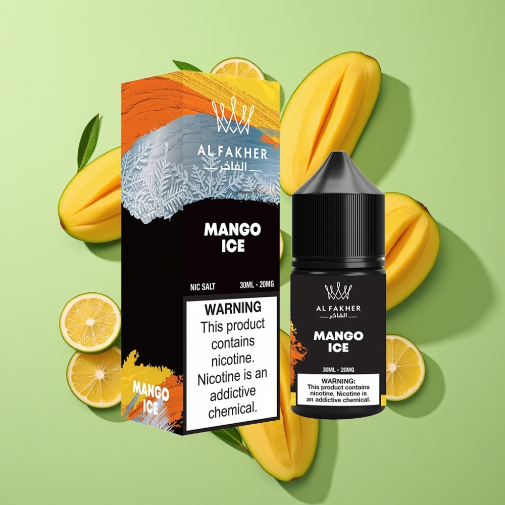 AL Fakher Nicotine Salt E-Liquid 30ml Mango IJs 20MG - Pod & Pen Vape