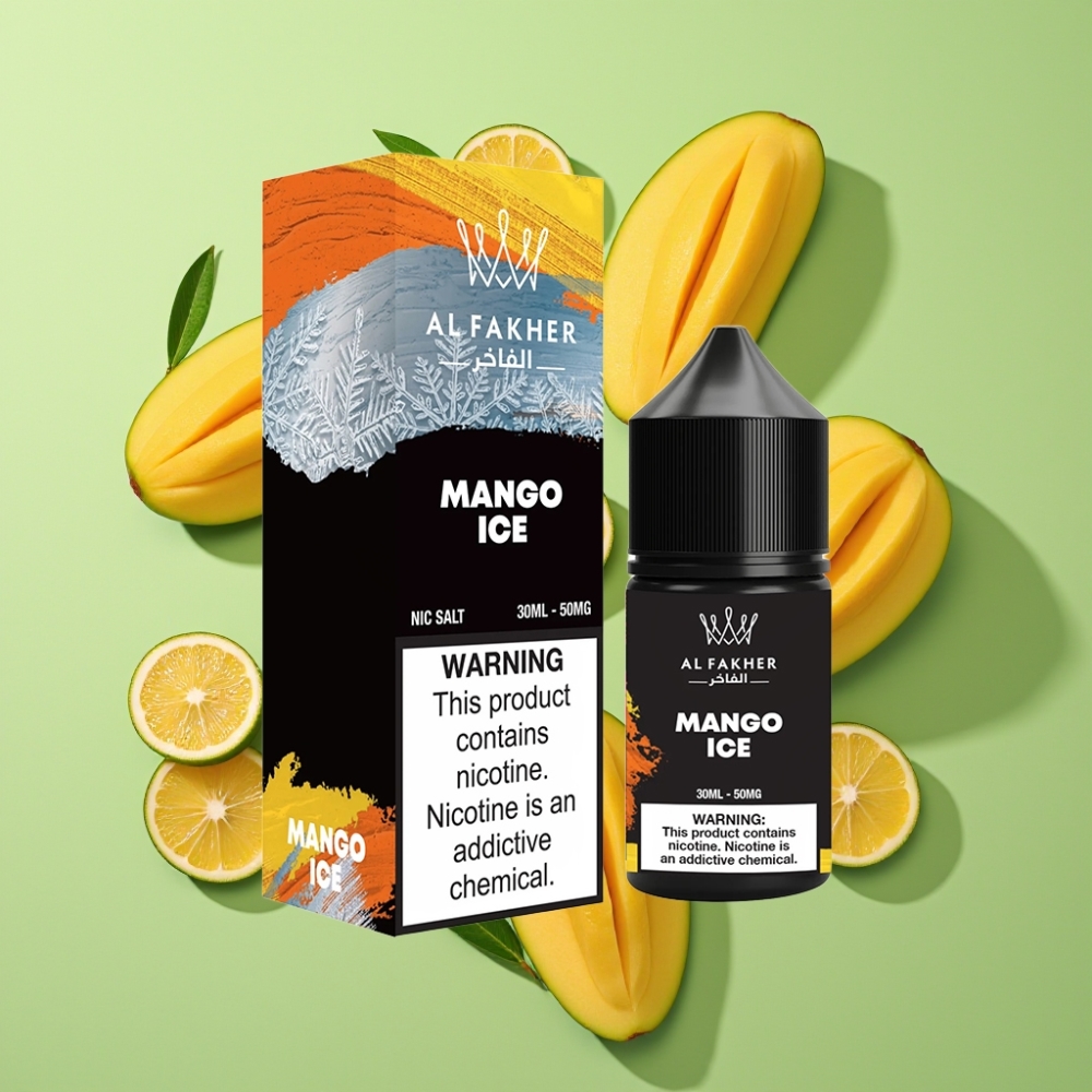 AL Fakher Nicotine Salt E-Liquid 30ml Mango IJs 50MG Pod Vape