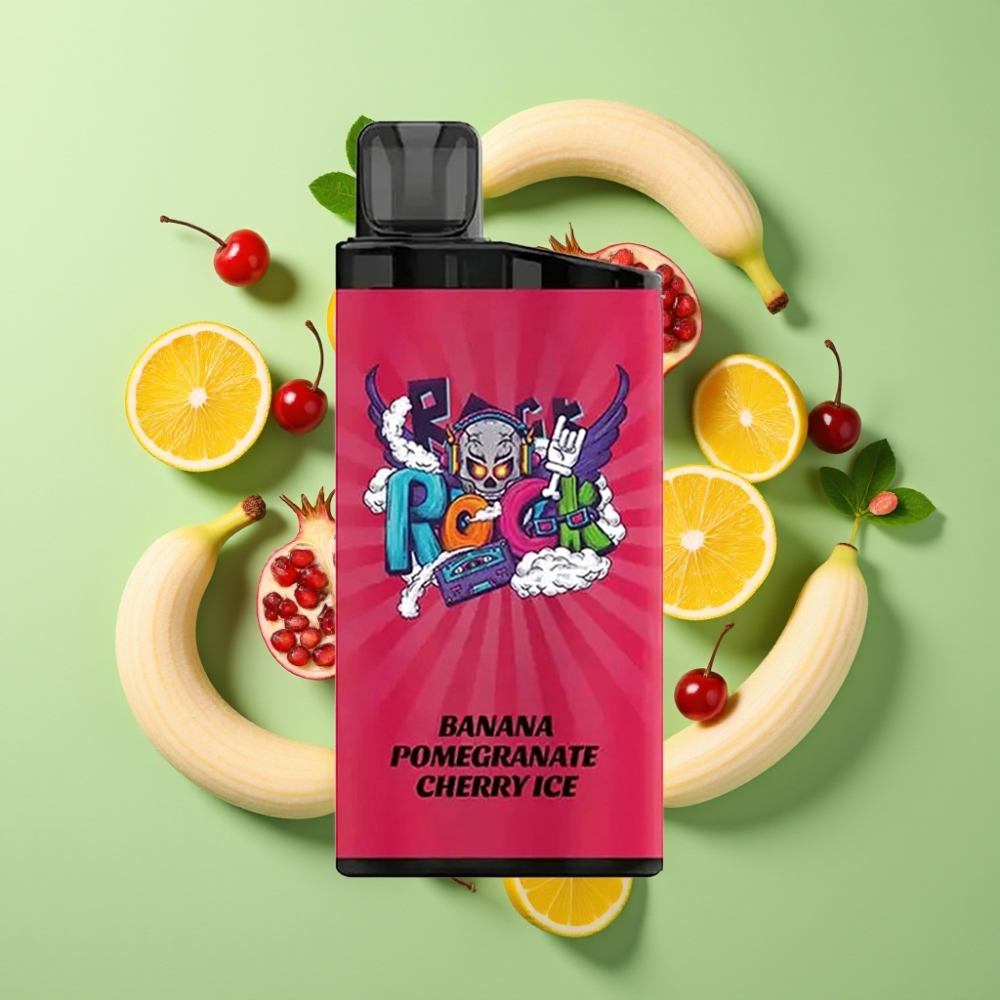 IGET Bar 3500 Puffs 1400 mAh Banaan Granaatappel Kers IJs Wegwerp Vape
