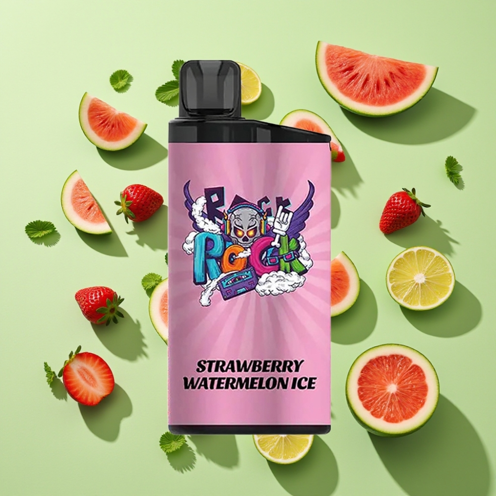 IGET Bar 3500 Puffs Wegwerp Vape Aardbei Watermeloen IJs – 1.2 Ohm Mesh Coil – 1400 mAh