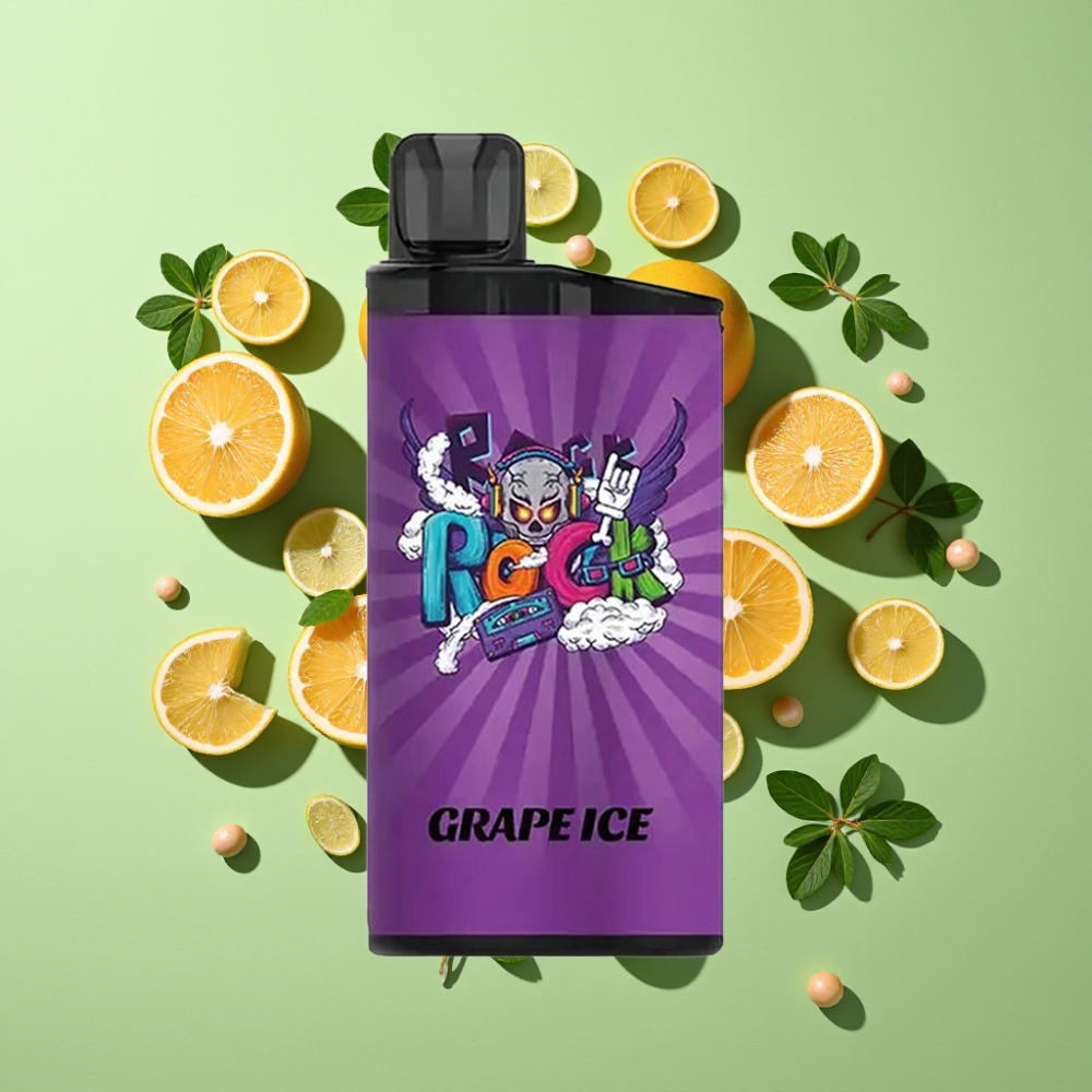IGET Bar 3500 Puffs Wegwerp Vape Druivenijs – 1400 mAh Mesh Coil