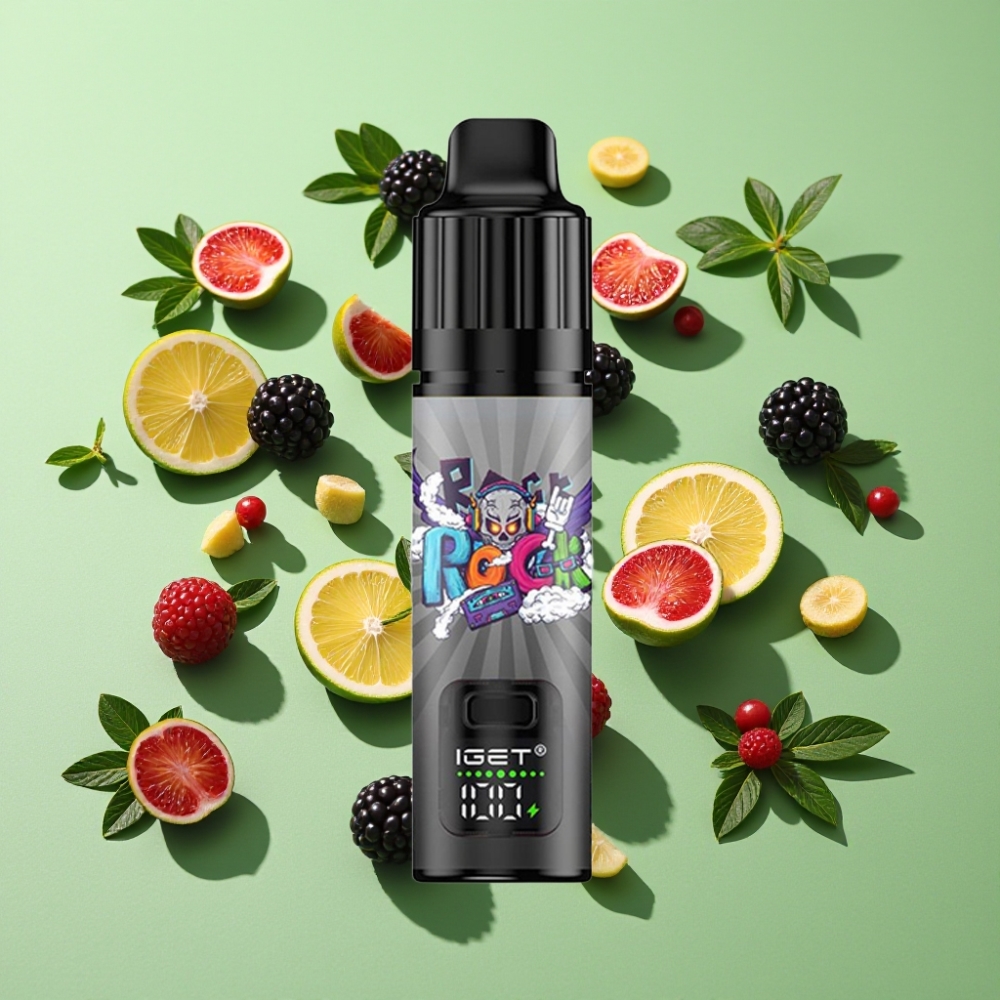 IGET BAR PLUS S3 POD 10000 Puffs 18 ml Braambes IJs Wegwerp Vape