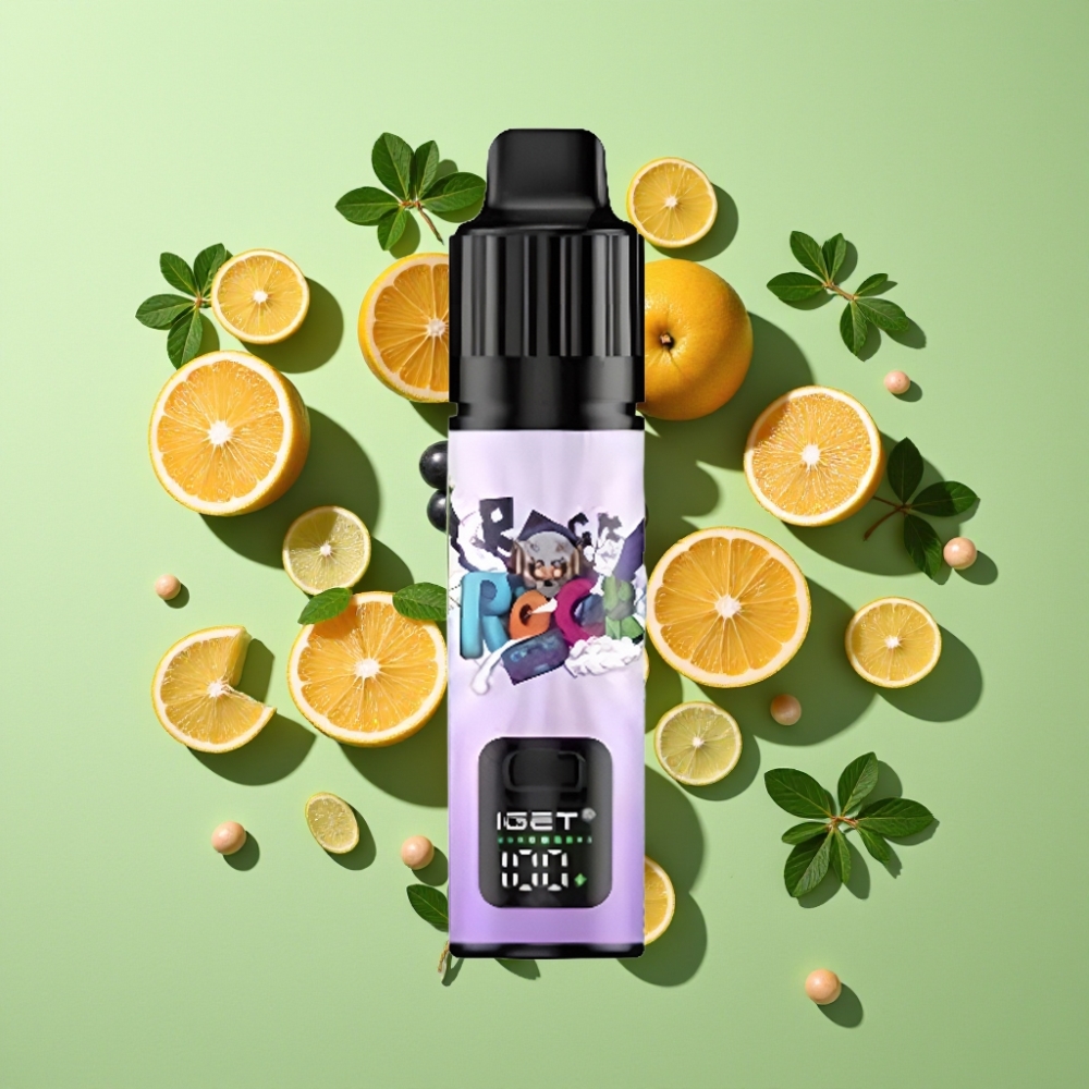 IGET BAR PLUS S3 POD 10000 Puffs 18ml Druiven IJs Wegwerp Vape