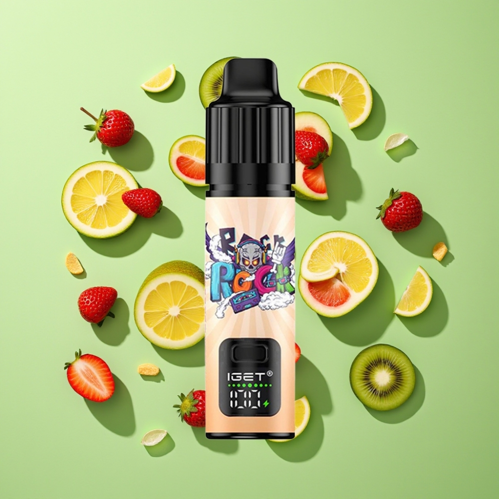 IGET BAR PLUS S3 POD 10000 Puffs Wegwerp Vape Aardbei Kiwi IJs