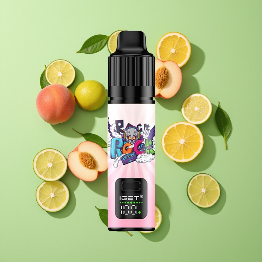 IGET BAR PLUS S3 POD 10000 Puffs Wegwerp Vape Perzik Lychee Limoen IJs