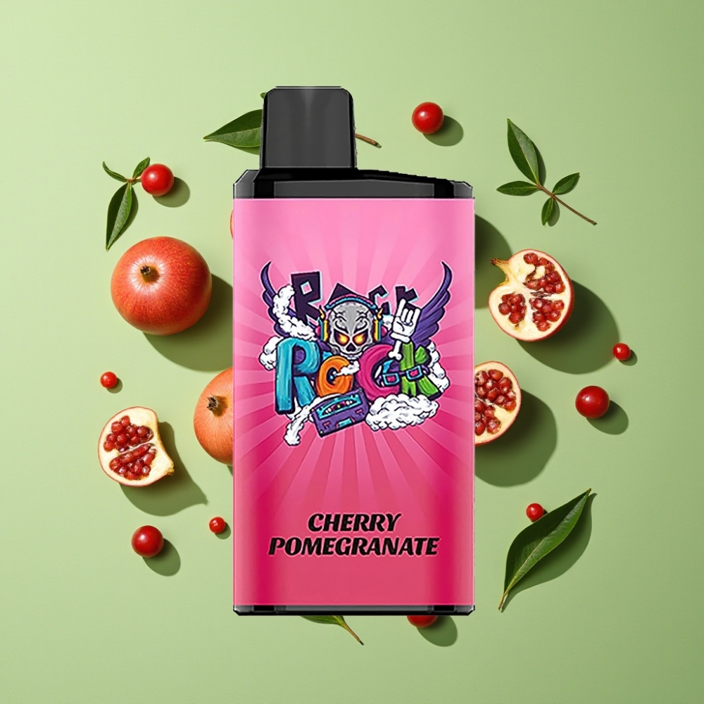 IGET Bar Pro 10000 Puffs Dutch Cherry Granaatappel Wegwerp Vape 2000 mAh Mesh Coil