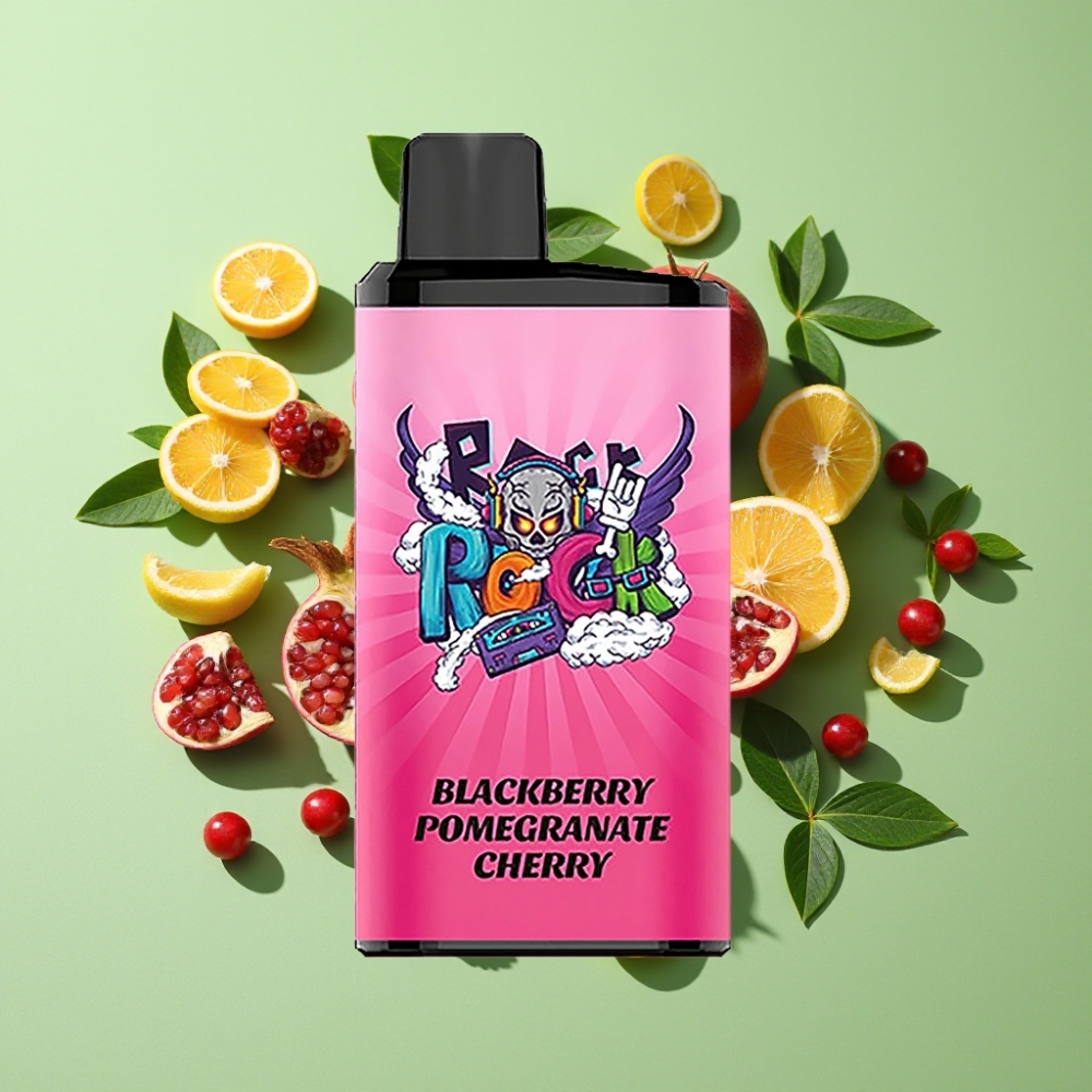 IGET Bar Pro 10000 Puffs Wegwerp Vape 2000 mAh Brampompkers (Blackberry Pomegranate Cherry)