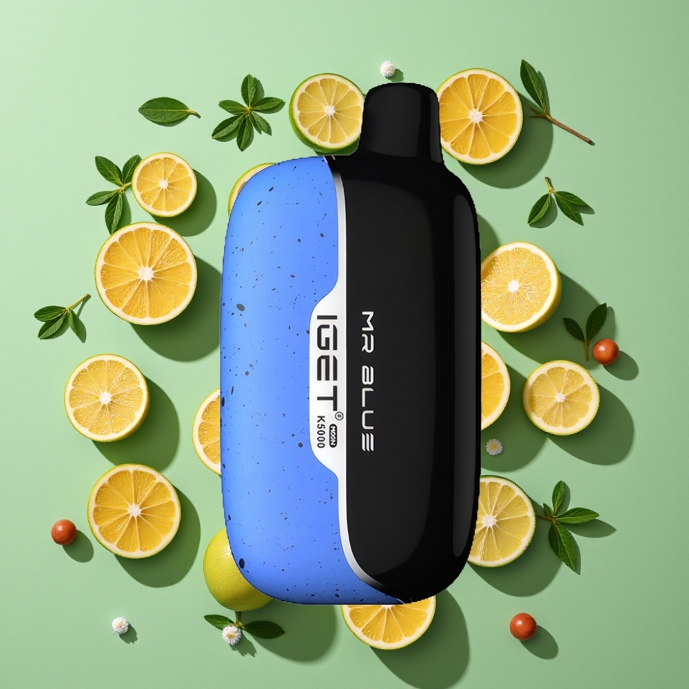 IGET Moon K5000 Puffs Wegwerp Vape Dhr. Blauw – 5000 Puffs, 81.5 g, PC Materiaal
