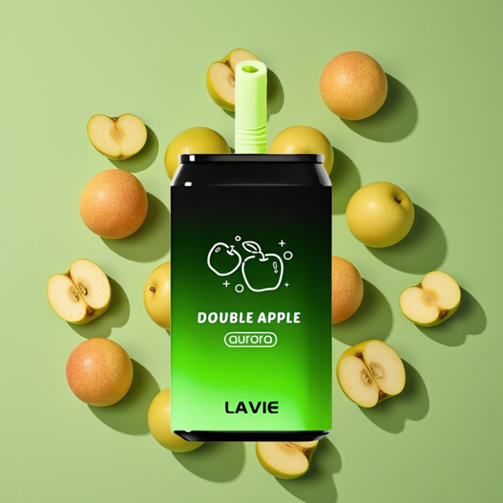 LAVIE Aurora 11000 Puffs Dubbel Appel Wegwerp Vape 22ML Type-C