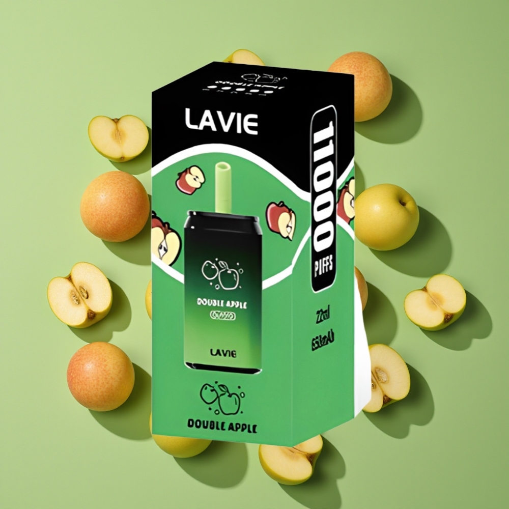 LAVIE Aurora 11000 Puffs Dubbel Appel Wegwerp Vape 22ML Type-C
