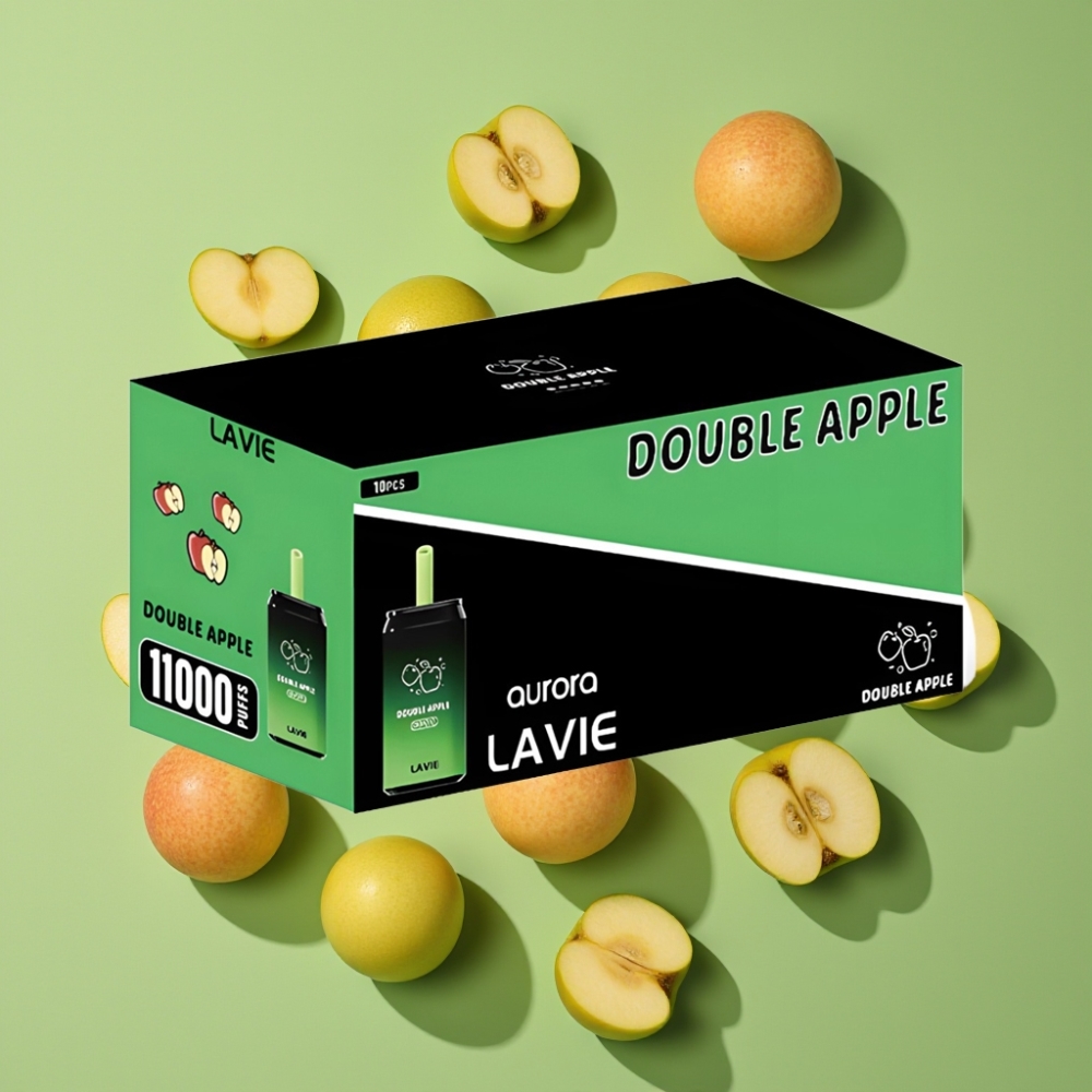 LAVIE Aurora 11000 Puffs Dubbel Appel Wegwerp Vape 22ML Type-C