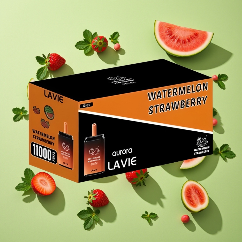LAVIE Aurora 11000 Puffs Wegwerp Vape Aardbei Watermeloen - 22ML - 650mAh - Type C