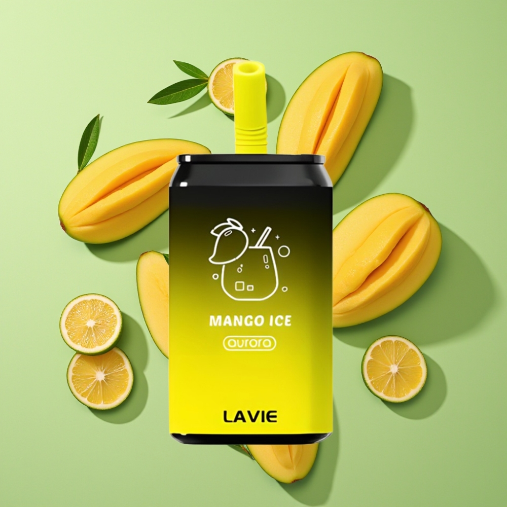 LAVIE Aurora 11000 Puffs Wegwerp Vape Mango IJs – 22ML – Type C