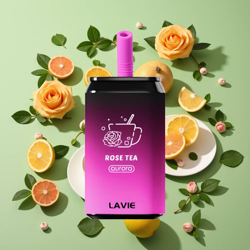 LAVIE Aurora 11000 Puffs Wegwerp Vape Rozen Thee 22ML Type C
