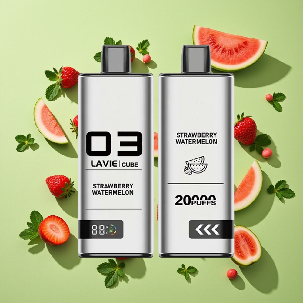 Lavie Cube 20000 Puffs Wegwerp Vape Aardbei Watermeloen 28ML Type C