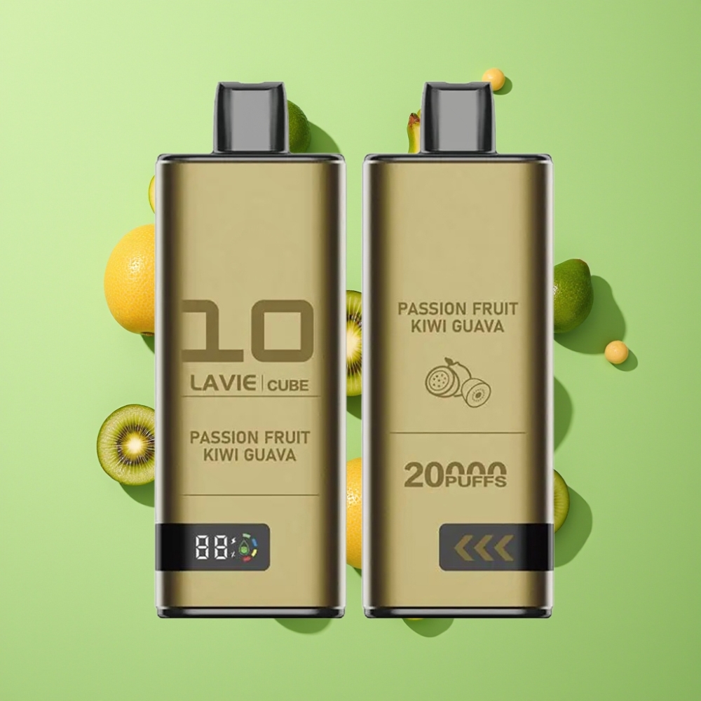 Lavie Cube 20000 Puffs Wegwerp Vape Passievrucht Kiwi Guave 28ML Type C