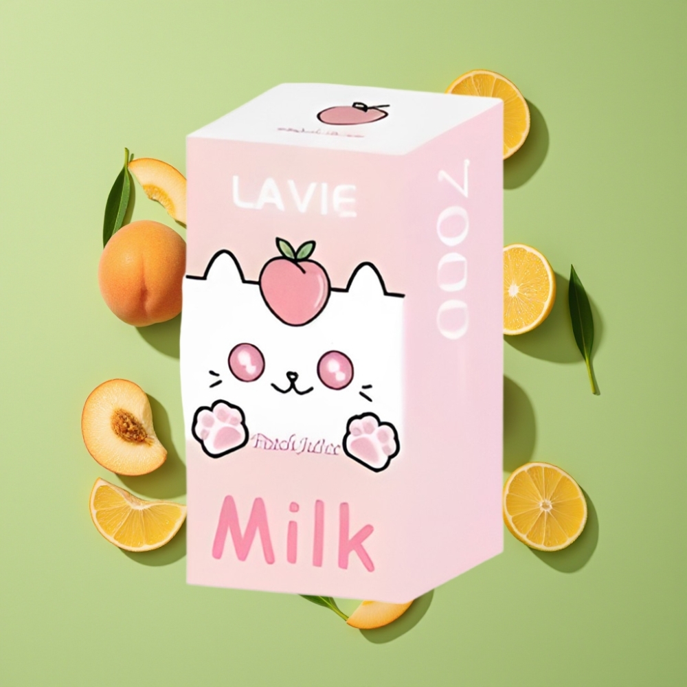 LAVIE Melk 7000 Puffs 16ML Peach Juice Wegwerp Vape