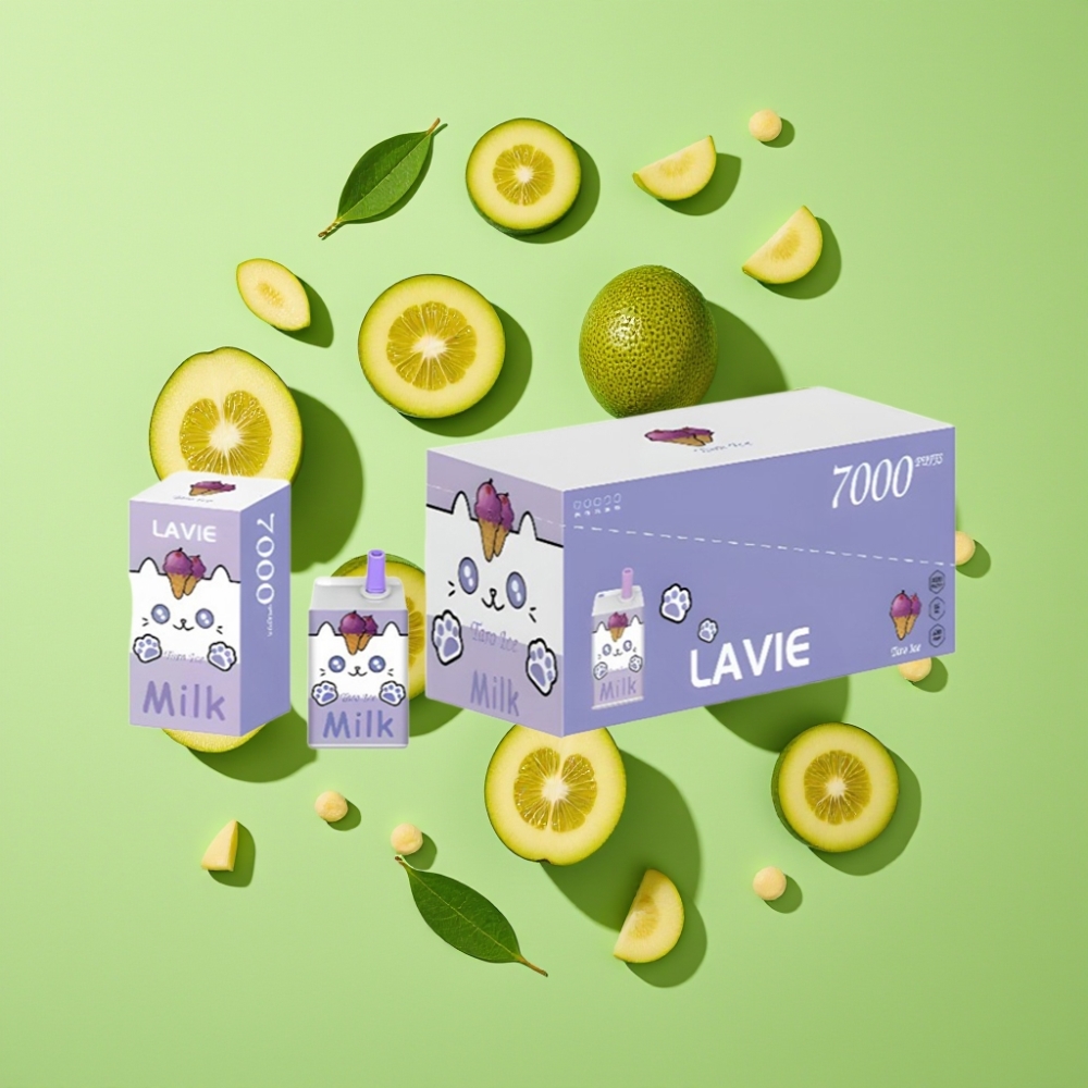 LAVIE Melk 7000 Puffs 16ML Type C 600mAh Taro Ijs