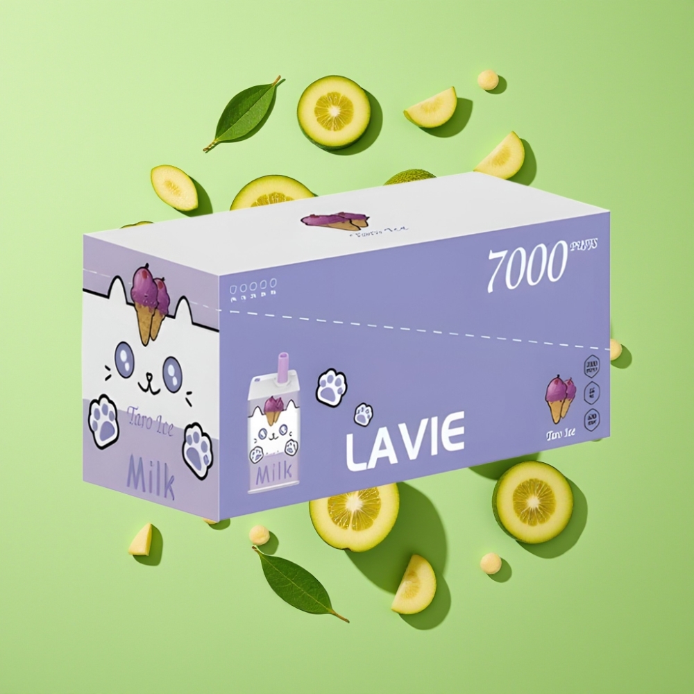 LAVIE Melk 7000 Puffs 16ML Type C 600mAh Taro Ijs