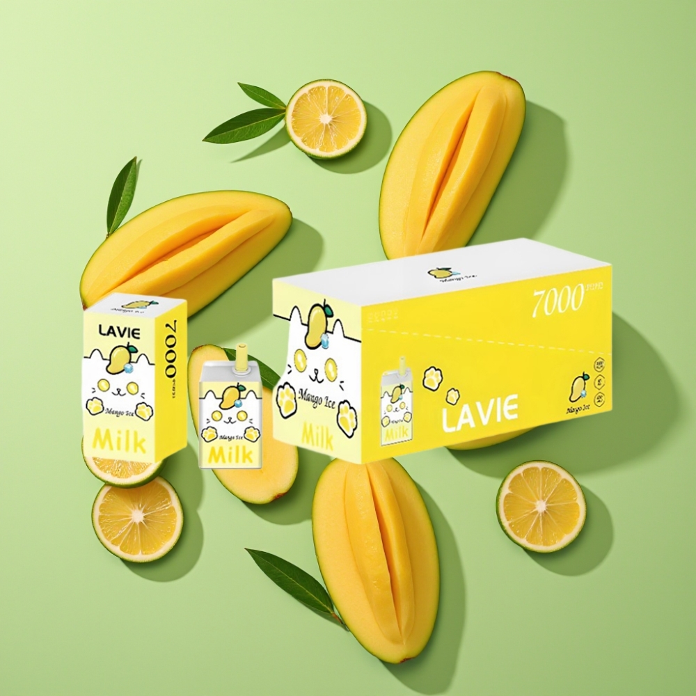 LAVIE Melk 7000 Puffs 16ML Wegwerp Vape 0%/2%/5% Nicotine