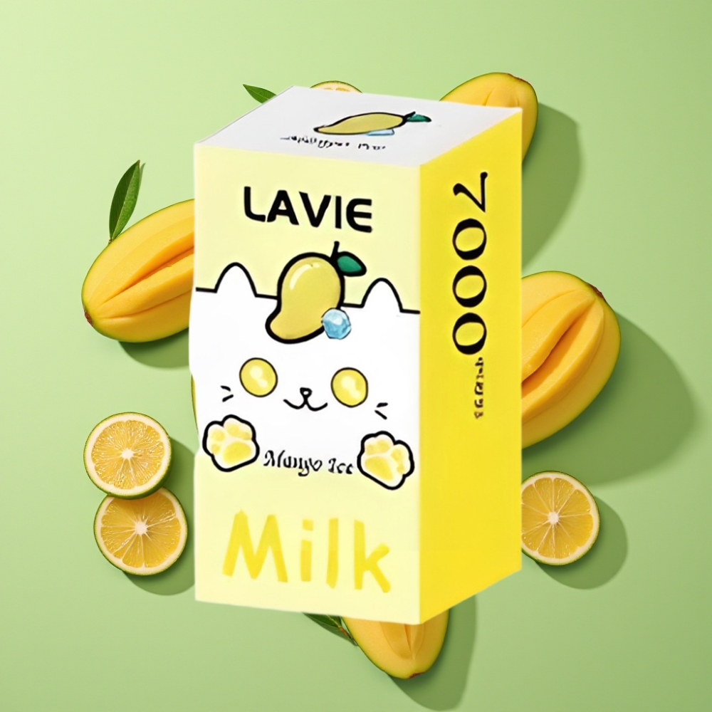 LAVIE Melk 7000 Puffs 16ML Wegwerp Vape 0%/2%/5% Nicotine