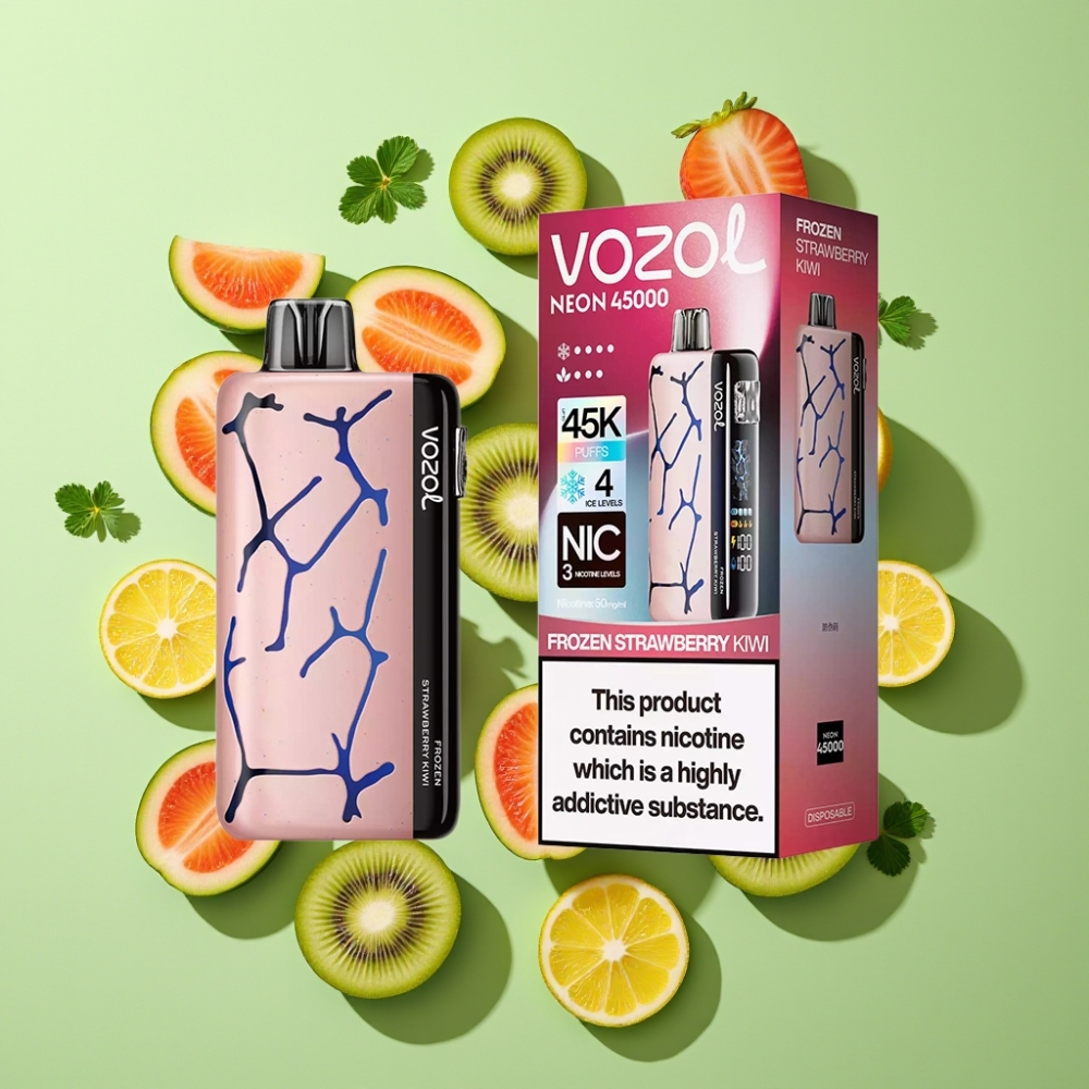 Vozol Neon 45K 45000 Puffs Herlaadbare Wegwerp Vape met 20ml Vloeistof en Mesh Coil