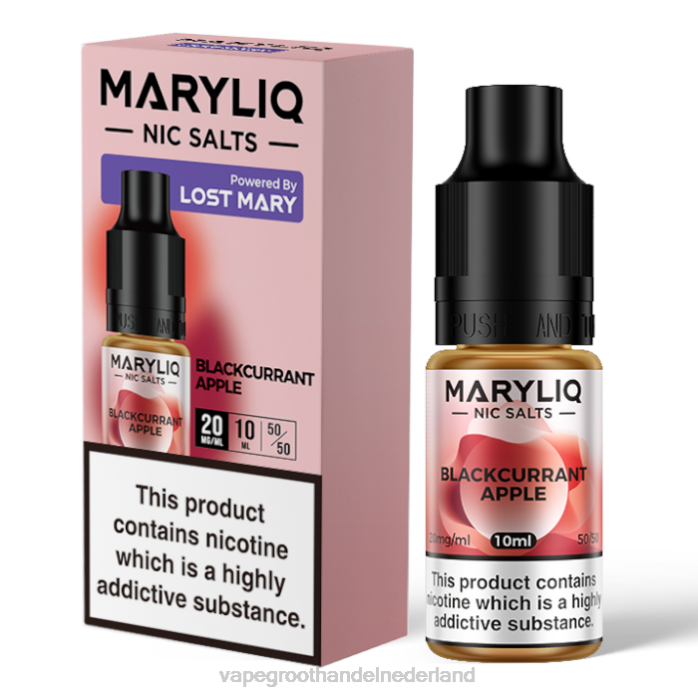 2NRV440 zwarte bessen appel - groothandel Vape wegwerp LOST MARY MARYLIQ Nic-zouten - 10 ml - 20 mg