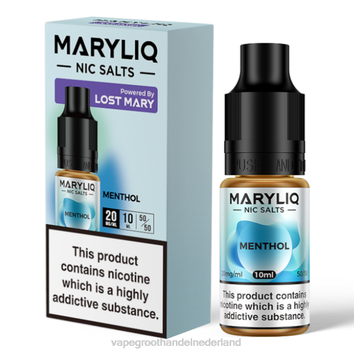 2NRV449 menthol - Vape bestseller LOST MARY MARYLIQ Nic-zouten - 10 ml - 20 mg
