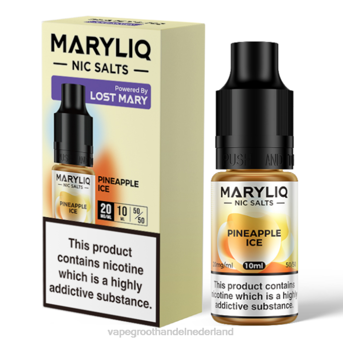 2NRV452 ananas ijs - Vape groothandel inkoop LOST MARY MARYLIQ Nic-zouten - 10 ml - 20 mg
