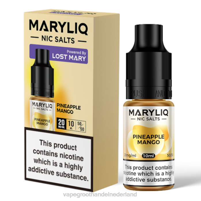 2NRV453 ananas-mango - pod systeem Vape LOST MARY MARYLIQ Nic-zouten - 10 ml - 20 mg