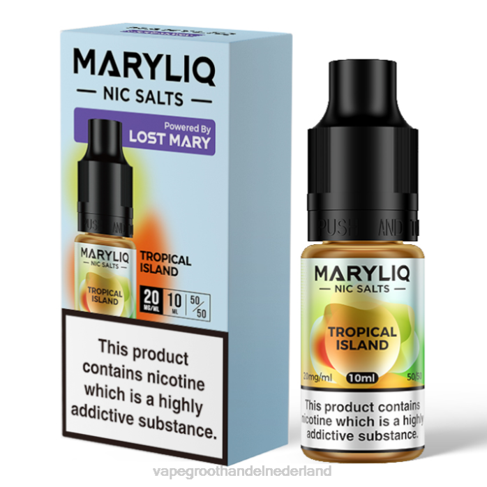 2NRV461 tropisch eiland - wegwerpbaar Vape LOST MARY MARYLIQ Nic-zouten - 10 ml - 20 mg