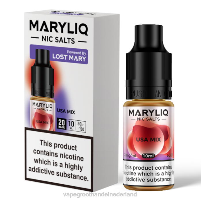 2NRV462 Amerikaanse mix - Vape groothandel inkoop LOST MARY MARYLIQ Nic-zouten - 10 ml - 20 mg