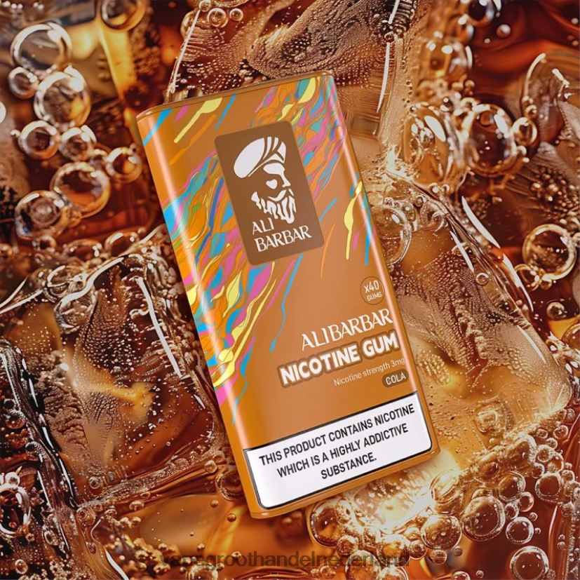 Vape Groothandel Nederland 8N08XX81 Alibarbar nicotine kauwgom cola