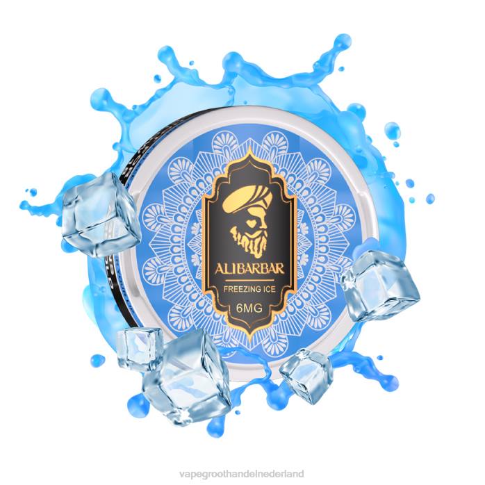 2NRV59 ijskoud ijs - Vape bestseller ALIBARBAR nicotinezakje