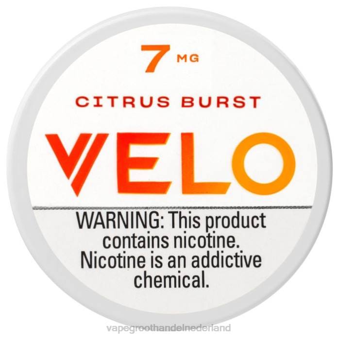 2NRV44 citrus barstte - Vape Nederland VELO nicotinezakje 7 mg