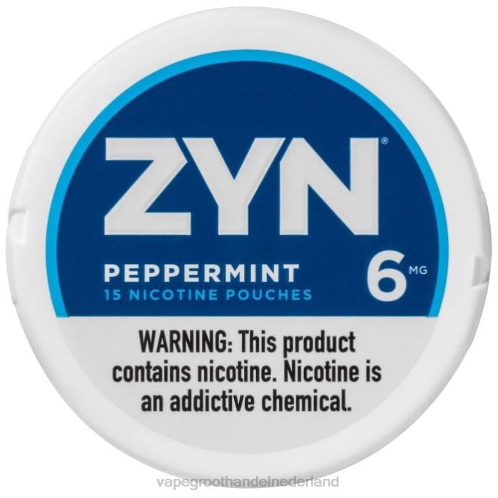 2NRV18 pepermunt - Vape groothandel Nederland ZYN nicotinezakje 6 mg