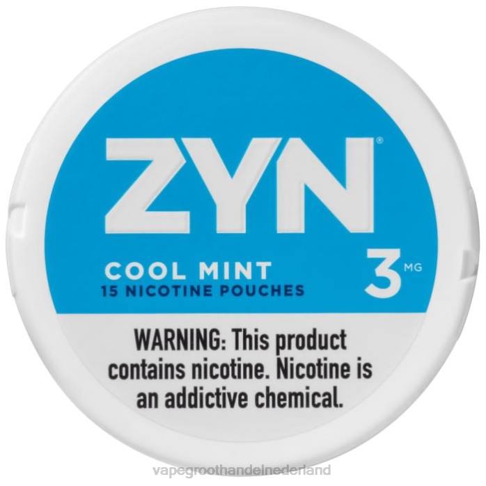 2NRV26 frisse munt - wegwerp Vape Groningen ZYN nicotinezakje 3 mg