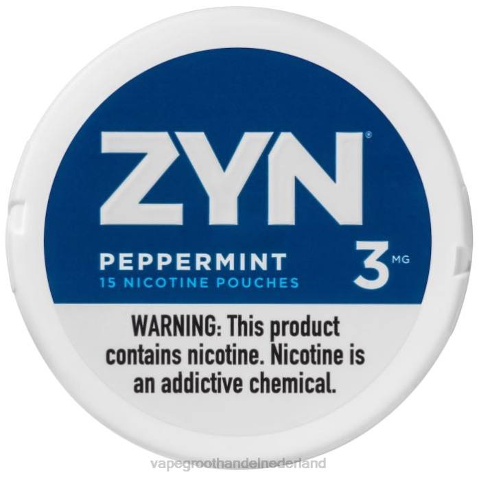 2NRV28 pepermunt - Vape groothandel Nederland ZYN nicotinezakje 3 mg