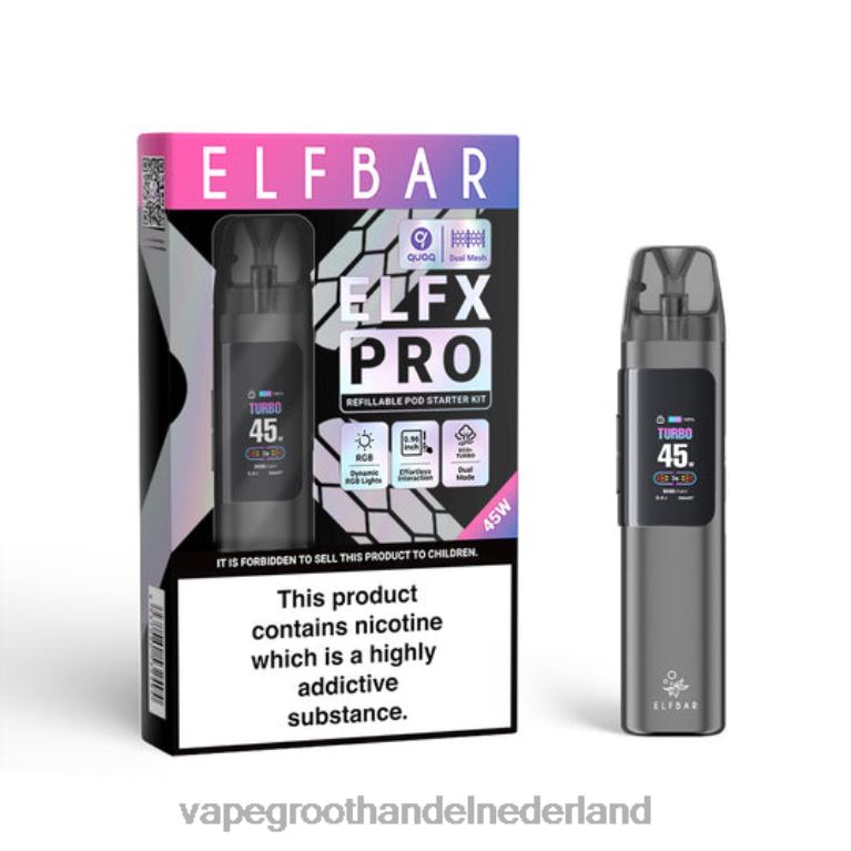 PN46T3 grijs ELFBAR ELFX Pro Open het podapparaat