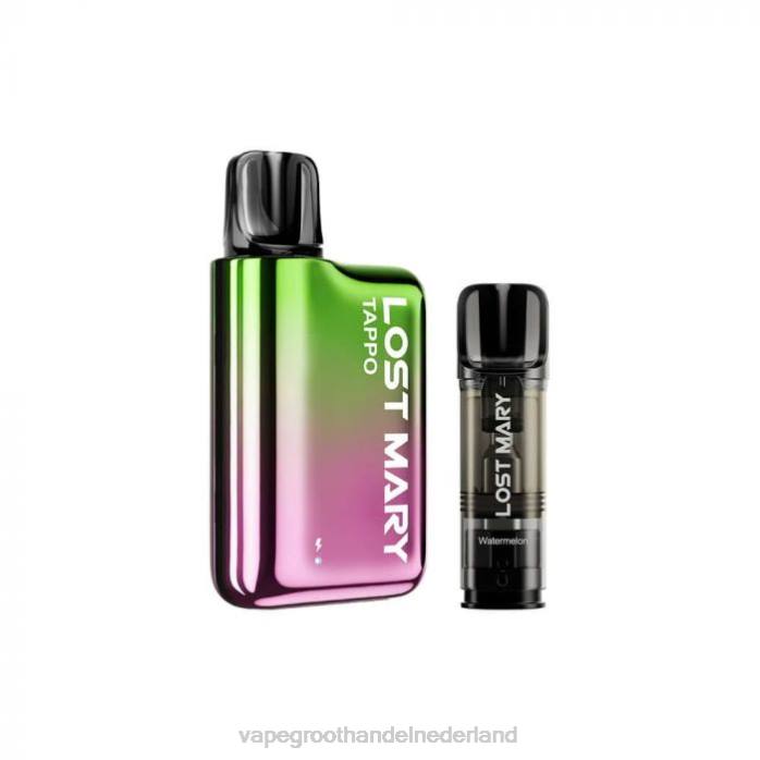 2NRV437 groen roze x watermeloen - Vape groothandel Amersfoort LOST MARY Tappo pod vape-set