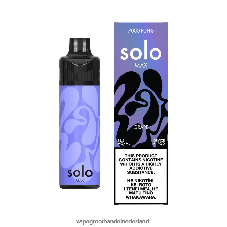 Groothandel Vape Wegwerp J4X8F467 - Solo MAX pod-kit druif