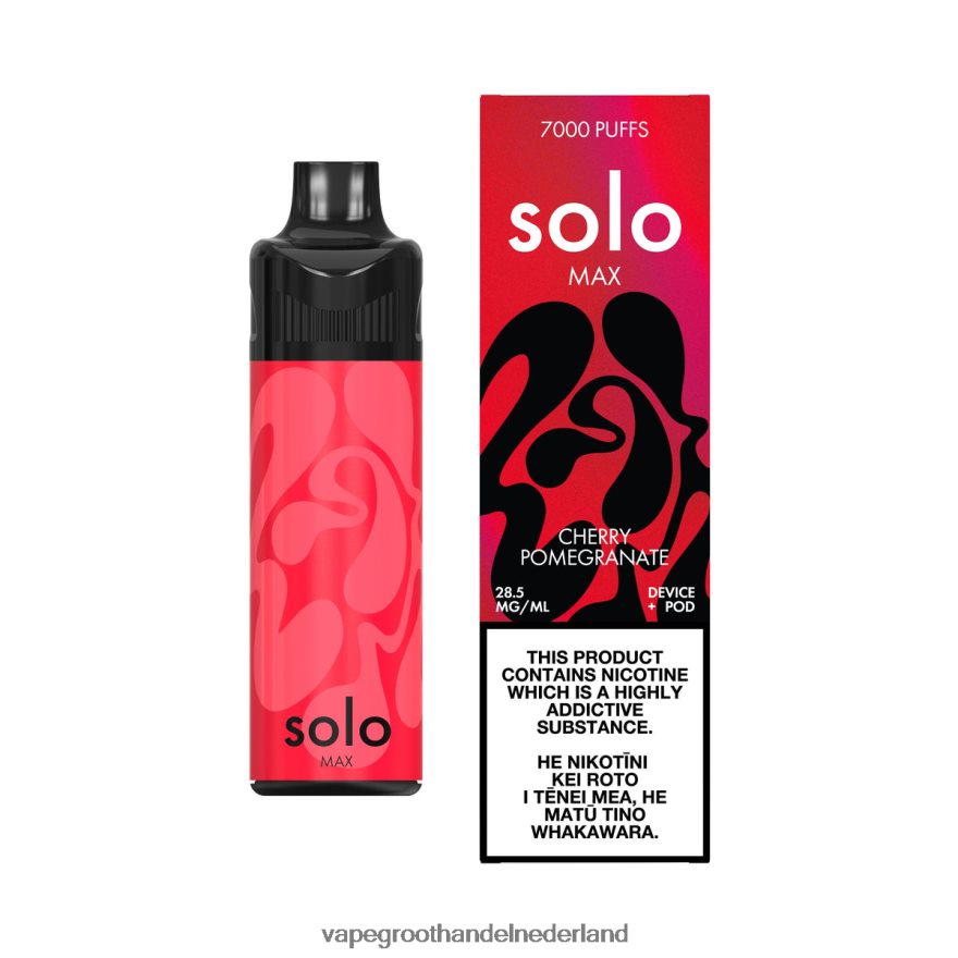 Vape Groothandel Amersfoort J4X8F466 - Solo MAX pod-kit kersen granaatappel
