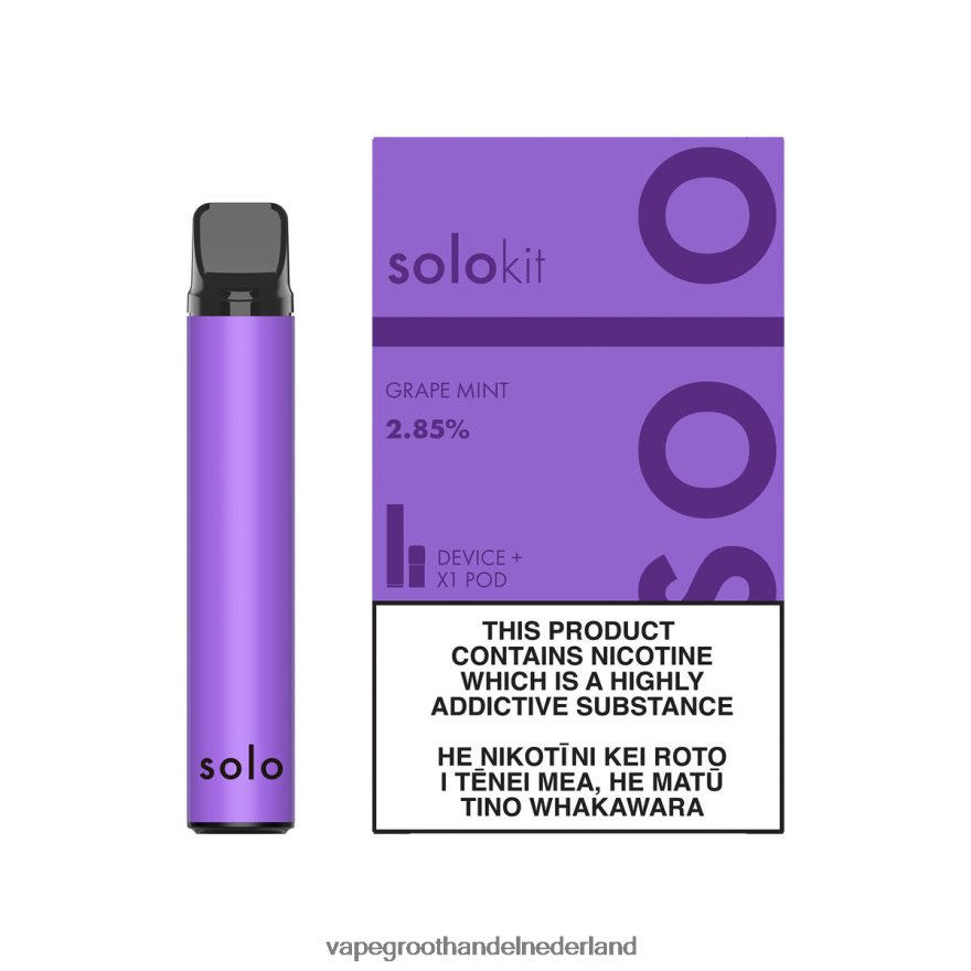 Vape Groothandel Inkoop J4X8F445 - Solo pod-kit druiven munt