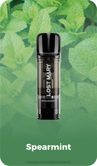 2NRV429 groene munt - Vape bestseller LOST MARY Tappo voorgevulde vervangende peulen