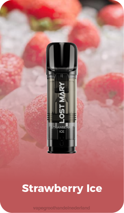 2NRV430 aardbeien ijs - groothandel Vape wegwerp LOST MARY Tappo voorgevulde vervangende peulen